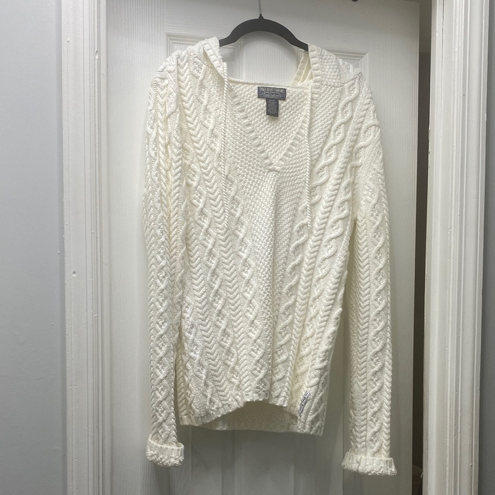 Polo Ralph Lauren Women's Ivory V-Neck Sweater